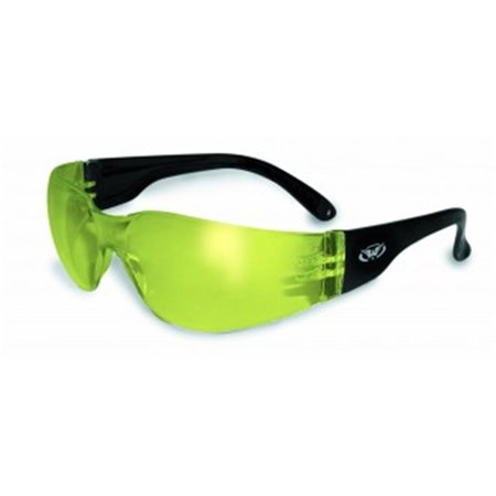 SAFETY Rider Glasses With Yellow Mirror Tint Lens Rider YT/M